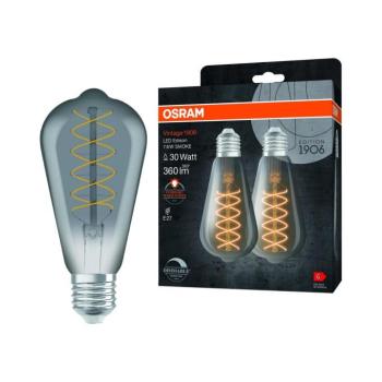 2 db-os készlet: dimmelhető LED-izzó VINTAGE FILAMENT E27/7,8W/230V 1800K - Osram 4099854147852 kép