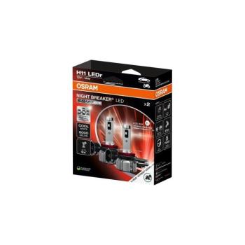 2 db-os szett: NIGHT BREAKER SMART H11 LED autóizzó PGJ19-2/14W/12V 6000K - Osram 64211DWNBSM-ECE-2HB kép