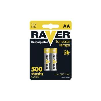RAVER SOLAR NiMH akkumulátor HR6 (AA) 2db/bliszter, 1,2V, B7426 kép