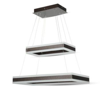 2 részes csillár, 115w, 3000K, meleg fehér, 7500lm, 120°, kávé, dimmelhető, V-TAC, 3988 kép