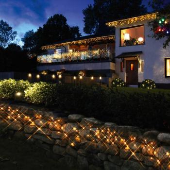 24-es rendszer-hosszabbító lánc LED jégcsapok 2x1m kép