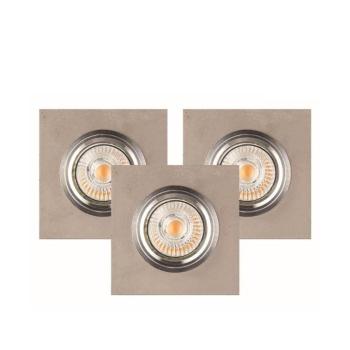 2515336 - 3 db LED beépíthető lámpa VITAR 1xGU10/5W/230V beton 2515336 kép