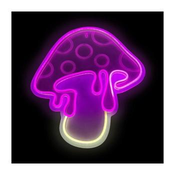 2Kids Toys - LED-neon fali dekoráció, 5W, USB, gomba alakú 2D98128 kép
