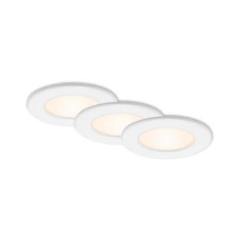 3 darabos szett – fürdőszobai beépíthető LED lámpa LED/6W/230V 3000K IP44 fehér 9A21966 kép