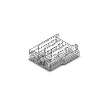 3 tűs csatlakozószalag rögzítése vezetékhez 10 mm-es smd-hez, LED szalaghoz SMD 10 mm, Optonica, 6573 kép