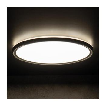 31513 - LED mennyezeti lámpa AZPO LED/11,8W/230V átm. 22,5 cm IP54 fekete 31513 kép