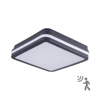 33347 – LED Kültéri mennyezeti lámpa érzékelővel BENO LED/24W/230V 4000K Antracit IP54 33347 kép