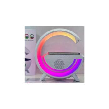 3in1 Vezeték nélküli RGB design asztali lámpa, bluetooth hangszóróval, gyorstöltővel kép
