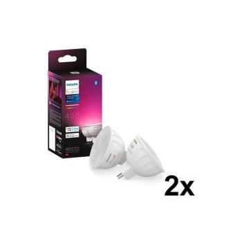 4 darabos szett Philips Hue WACA LED RGBW fényerőszabályozható izzó GU5,3/MR16/6,3W/12V 2xP5829 kép