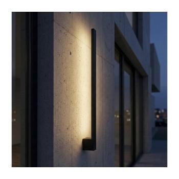 45870 - YALTE LED kültéri fali lámpatest LED/9W/230V 3000/4000/6500K IP54 fekete 45870 kép