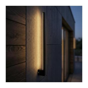 45871 - LED kültéri fali lámpatest YALTE LED/11W/230V 3000/4000/6500K IP54 fekete 45871 kép