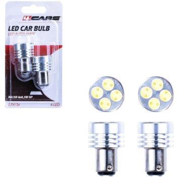 4Cars LED izzó HQ BA15S/BA15D 4X0.5W HP white. 2 db kép