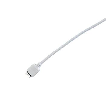 4PIN CSATLAKOZÓ 20 CM-ES KÁBELLEL, NŐ, FEHÉR kép