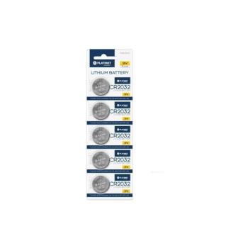 5 db lítium gomb elem CR2032 BLISTER 3V PMBCR2032 kép
