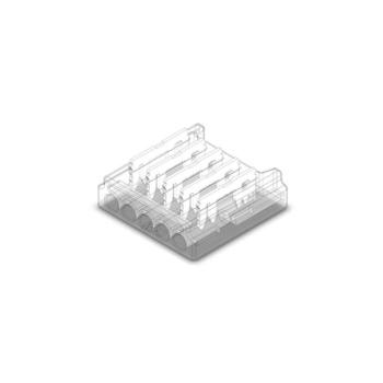 5 tűs csatlakozószalag rögzítése vezetékhez 12 mm-es smd-hez, LED szalaghoz SMD 12 mm, Optonica, 6575 kép