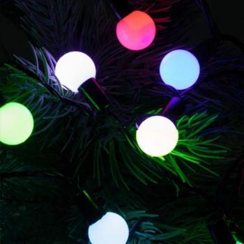 50 LED-es gömb fényfüzér kép