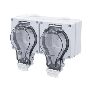 5B352 - Nedvességálló kettős dugaljzat 230 V/16 A IP66 5B352 kép