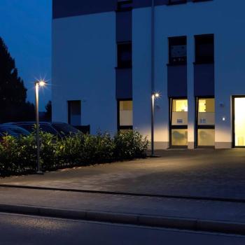 866-os LED oszloplámpa, alumínium, antracit, magasság 300 cm kép
