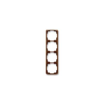 ABB 3901A-B41 H - Négyes keret TANGO barna ABB 3901A-B41 H kép