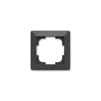 ABB 3901T-A00010 137 - Egyállásos keret ZONI matt fekete ABB 3901T-A00010 137 kép