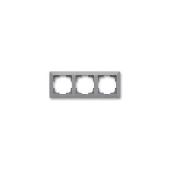 ABB 3901T-A00030 141 - Hárommodulos keret ZONI szürke ABB 3901T-A00030 141 kép