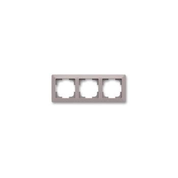 ABB 3901T-A00030 144 - Hárommodulos keret ZONI bézs-szürke ABB 3901T-A00030 144 kép