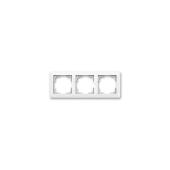 ABB 3901T-A00030 240 - Hárommodulos keret ZONI matt fehér ABB 3901T-A00030 240 kép