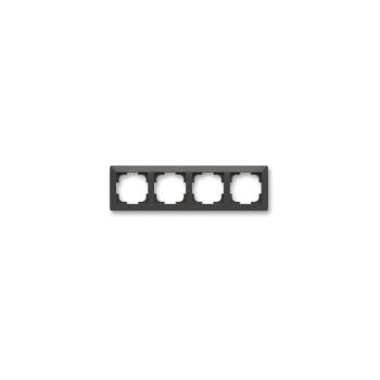 ABB 3901T-A00040 237 - Négyes keret ZONI matt fekete ABB 3901T-A00040 237 kép