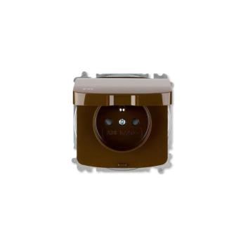 ABB 6619A-A06997 H - Fali dugalj keret nélkül TANGO 250V IP44 barna ABB 6619A-A06997 H kép
