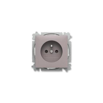ABB 6619T-A06657 244 - Lakossági konnektor keret nélkül ZONI 250V greige ABB 6619T-A06657 244 kép