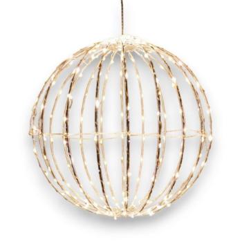 Aca Lighting 3D karácsonyi LED gömb, 20 cm átmérő, 100 LED, 230V, IP44 kép