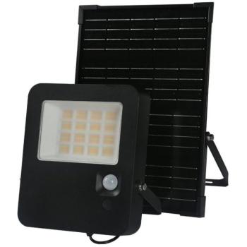 Aca Lighting Norel LED napelemes reflektor, 32 W, 3CCT, IP65, Li-Fe 6,4 V/6 Ah, fekete kép
