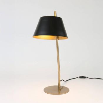 ADEA asztali világítás, fekete/arany, magasság 61 cm, fém, E27 kép