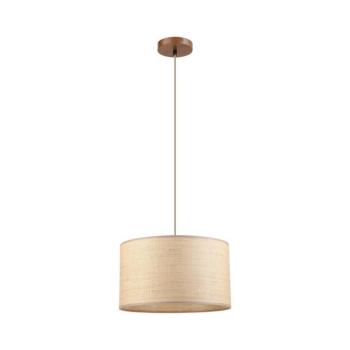 AIDA függőlámpa kábellel, 1xE27/15W/230V, Ø35 cm, tölgy/raffia LM-1.98/DĄB RUSTIK/RAFFIA 350 kép