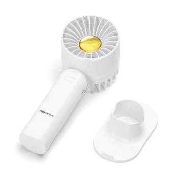 Aigostar B.V. Aigostar - Újratölthető zsebventilátor 4W/5V 500mAh USB fehér B301013KN kép
