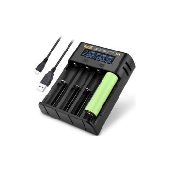 Akkumulátortöltő LCD kijelzővel 1-4x Li-Ion/Ni-MH G822 kép