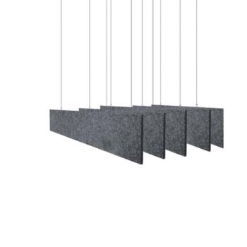 AKUSZTIKAI FÜGGŐ PANEL 2400х200х9mm FEHÉR