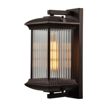 ALAN GARDEN WALL LAMP BLACK, IP54 kép