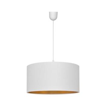 ALBA függeszték 1xE27/15W/230V, 40 cm, fehér/arany W-4020/1 WT+GO+SCW-P WT kép