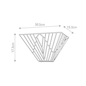 Alderley fali világítás, színes/bronz, 31 cm kép