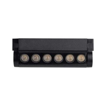 Állítható LED spotlámpa mágneses sínhez 48V, 5w, 3000K, meleg fehér, 600lm, 34°, fekete, CRI>80, V-TAC, 10258 kép