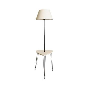 Állólámpa asztallal 1xE27/40W/230V fekete/krémes 687HMY1931 kép