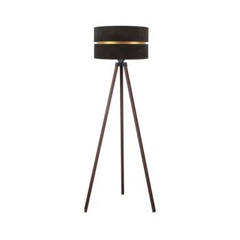 - Állólámpa DUO 1xE27/60W/230V átm. 44 cm fekete/barna AS0464+DU83525 kép