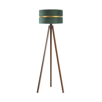 - Állólámpa DUO 1xE27/60W/230V átm. 44 cm zöld/wenge AS0462+DU83556 kép