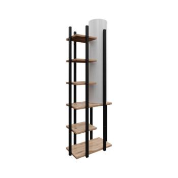 Állólámpa polcokkal MODA DOR 1xE27/40W/230V fekete/barna 390FLH2155 kép
