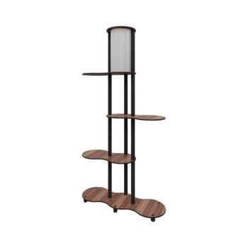 Állólámpa polcokkal NOTO 1xE27/40W/230V barna/fekete 666PTR1107 kép
