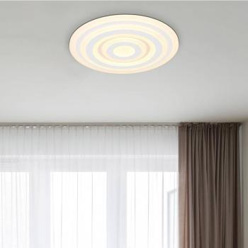 Alois LED-es mennyezeti lámpa, fehér, Ø 49 cm, fém/akril kép