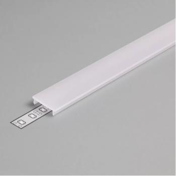 Alumínium profil fedő , 2 méter/db , opál , LINEA20 , SURFACE14 , GROOVE14 , "F" Klikk kép