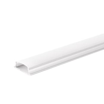 Alumínium profil LED szalaghoz 18*06mm, ezüst/fehér fedő, 2 méter, Optonica, 5132 kép