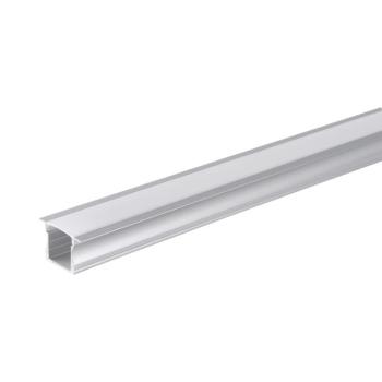 Alumínium profil LED szalaghoz 24*14mm, ezüst/fehér fedő, 2 méter, Optonica, 5131 kép